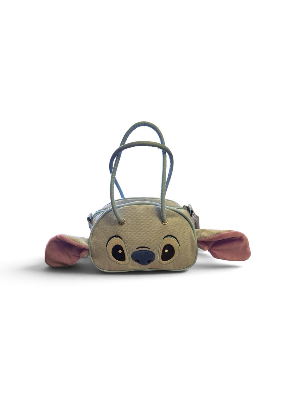 Disney Stitch Plush Character Crossbody Bag in Light Blue and Pink